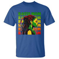 Rasta Mom T Shirt Jamaican Black Girls Flag Dreadlocks - Wonder Print Shop