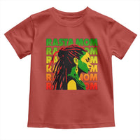 Rasta Mom Toddler T Shirt Jamaican Black Girls Flag Dreadlocks - Wonder Print Shop
