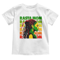 Rasta Mom Toddler T Shirt Jamaican Black Girls Flag Dreadlocks - Wonder Print Shop
