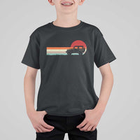 Off Road QUAD ATV Car Vintage Retro Sunset T Shirt For Kid - Wonder Print Shop