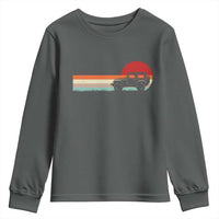 Off Road QUAD ATV Car Vintage Retro Sunset Youth Sweatshirt - Wonder Print Shop