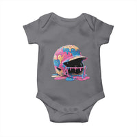 Funny Baseball Helmet Ice Cream Baseball Drip Baby Onesie - Wonder Print Shop