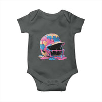 Funny Baseball Helmet Ice Cream Baseball Drip Baby Onesie - Wonder Print Shop