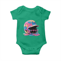 Funny Baseball Helmet Ice Cream Baseball Drip Baby Onesie - Wonder Print Shop