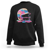 Funny Baseball Helmet Ice Cream Baseball Drip Sweatshirt - Wonder Print Shop