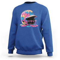 Funny Baseball Helmet Ice Cream Baseball Drip Sweatshirt - Wonder Print Shop
