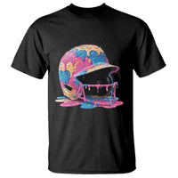 Funny Baseball Helmet Ice Cream Baseball Drip T Shirt - Wonder Print Shop