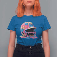 Funny Baseball Helmet Ice Cream Baseball Drip T Shirt For Women - Wonder Print Shop