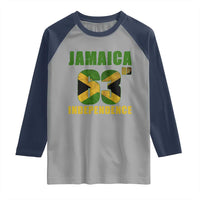 Jamaica 63rd Independence Raglan Shirt Jamaican Pride - Wonder Print Shop