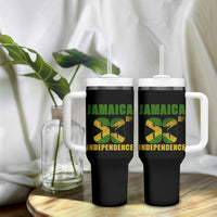Jamaica 63rd Independence Tumbler With Handle Jamaican Pride - Wonder Print Shop