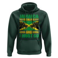 Funny Jamaica Is Calling And I Must Go Hoodie Jamaican Flag Travel - Wonder Print Shop