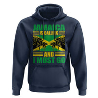 Funny Jamaica Is Calling And I Must Go Hoodie Jamaican Flag Travel - Wonder Print Shop