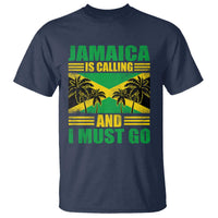 Funny Jamaica Is Calling And I Must Go T Shirt Jamaican Flag Travel - Wonder Print Shop