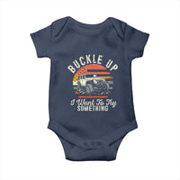 Funny Buckle Up I Want To Try Something Baby Onesie Offroad Car American Flag - Wonder Print Shop