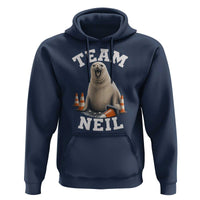 Team Neil The Seal Hoodie Funny Tasmania Elephant Seal with Traffic Cone