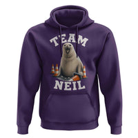 Team Neil The Seal Hoodie Funny Tasmania Elephant Seal with Traffic Cone