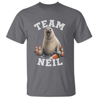 Team Neil The Seal T Shirt Funny Tasmania Elephant Seal with Traffic Cone