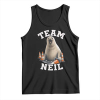 Team Neil The Seal Tank Top Funny Tasmania Elephant Seal with Traffic Cone