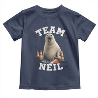 Team Neil The Seal Toddler T Shirt Funny Tasmania Elephant Seal with Traffic Cone