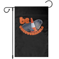 Neil The Seal Be Ungovernable Garden Flag Funny Tasmania Elephant Seal Road
