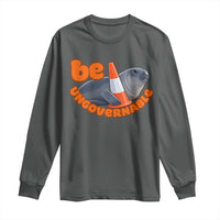 Neil The Seal Be Ungovernable Long Sleeve Shirt Funny Tasmania Elephant Seal Road