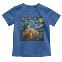 Funny Neil The Seal Starry Night Toddler T Shirt Van Gogh Art for Tasmania Seal Lovers