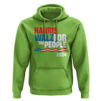 Harris Walz For The People Hoodie Presidential Election 2024 American Flag - Wonder Print Shop