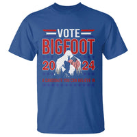 Funny Presidential Election Bigfoot T Shirt Vote Bigfoot A Candidate You Can Believe In 2024 - Wonder Print Shop