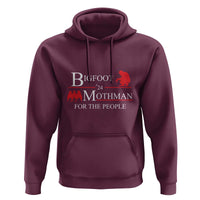 Funny Bigfoot Mothman'24 For The People Hoodie American Flag President Election - Wonder Print Shop