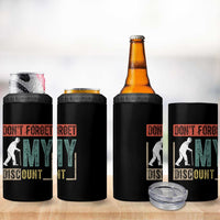 Funny Dont Forget My Discount 4 in 1 Can Cooler Tumbler Old People Gag Retro Sunset - Wonder Print Shop