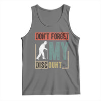 Funny Dont Forget My Discount Tank Top Old People Gag Retro Sunset - Wonder Print Shop