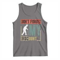 Funny Dont Forget My Discount Tank Top Old People Gag Retro Sunset - Wonder Print Shop