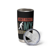 Funny Dont Forget My Discount Tumbler Cup Old People Gag Retro Sunset - Wonder Print Shop
