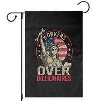 Workers Over Billionaires Garden Flag Social Justice Statue Of Liberty - Wonder Print Shop