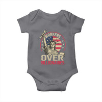 Workers Over Billionaires Baby Onesie Social Justice Statue Of Liberty - Wonder Print Shop