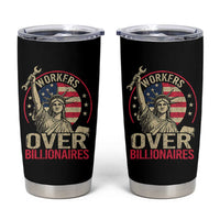 Workers Over Billionaires Tumbler Cup Social Justice Statue Of Liberty - Wonder Print Shop