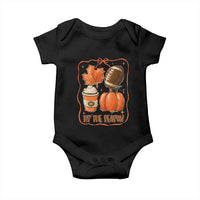 Tis The Season Fall Thanksgiving Baby Onesie Retro Coquette Bow American Football Pumpkin - Wonder Print Shop