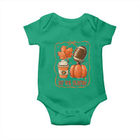 Tis The Season Fall Thanksgiving Baby Onesie Retro Coquette Bow American Football Pumpkin - Wonder Print Shop