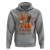 Tis The Season Fall Thanksgiving Hoodie Retro Coquette Bow American Football Pumpkin - Wonder Print Shop