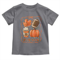 Tis The Season Fall Thanksgiving Toddler T Shirt Retro Coquette Bow American Football Pumpkin - Wonder Print Shop