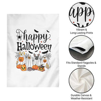 Happy Halloween Dog Ghost Spooky Season Garden Flag - Wonder Print Shop
