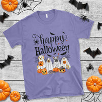 Happy Halloween Dog Ghost Spooky Season T Shirt - Wonder Print Shop