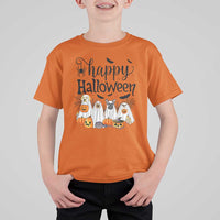 Happy Halloween Dog Ghost Spooky Season T Shirt For Kid - Wonder Print Shop