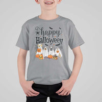 Happy Halloween Dog Ghost Spooky Season T Shirt For Kid - Wonder Print Shop