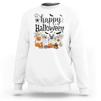 Happy Halloween Dog Ghost Spooky Season Sweatshirt - Wonder Print Shop