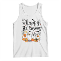 Happy Halloween Dog Ghost Spooky Season Tank Top - Wonder Print Shop