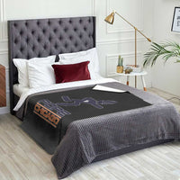 Chicago Pope Leo XIV American Football Throw Blanket - Wonder Print Shop