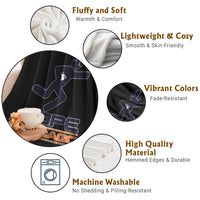 Chicago Pope Leo XIV American Football Throw Blanket - Wonder Print Shop