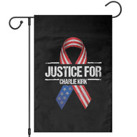 Justice For Charlie Kirk Garden Flag Patriotic Tribute Human Rights Activist - Wonder Print Shop