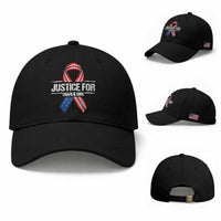 Justice For Charlie Kirk Baseball Cap Patriotic Tribute Human Rights Activist